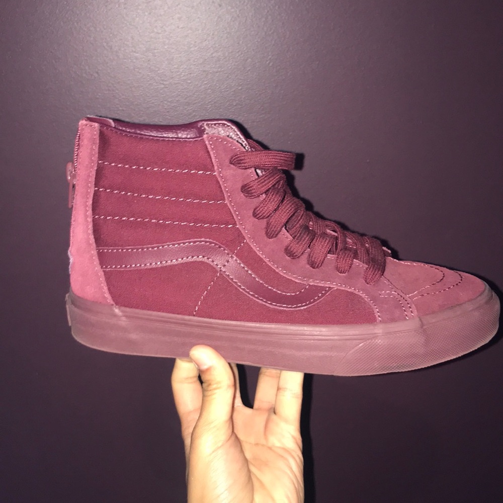 Burgundy Sk8-Hi